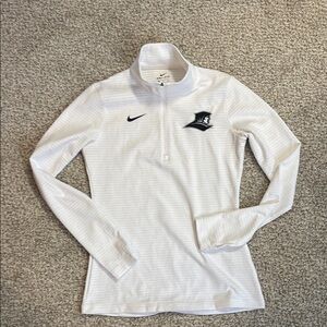 Nike White Fitted pullover with Providence College logo